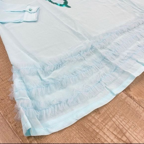 Iron Fist Dead Mermaid Walking Blue Dress Sz L and xxl - Picture 4 of 5